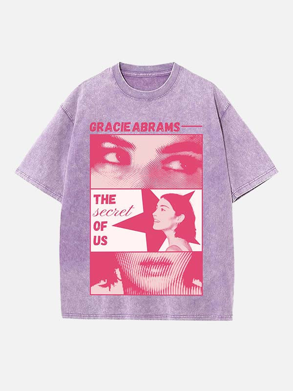 Gracie Abrams Print Round Neck T-shirt