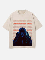 The Weeknd Print Round Neck T-shirt