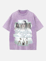 Tate McRae Print Round Neck T-shirt