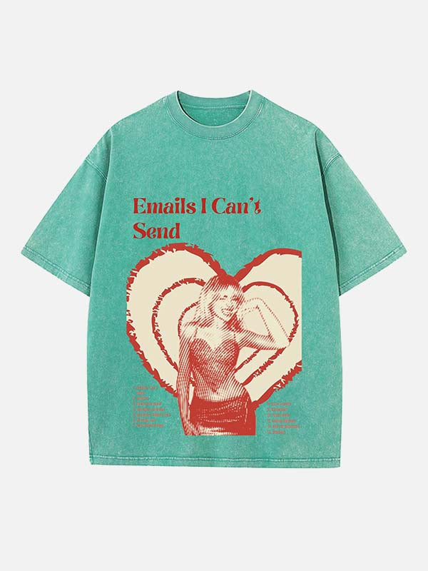 Sabrina Carpenter Print Round Neck T-shirt