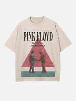 Pink Floyd Print Round Neck T-shirt