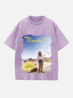 Sabrina Carpenter Print Round Neck T-shirt