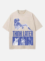 Tate McRae Print Round Neck T-shirt