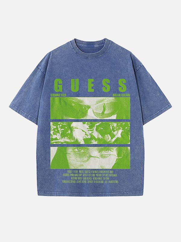 Charli xcx Print Round Neck T-shirt