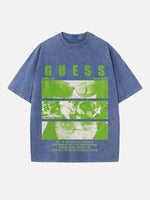 Charli xcx Print Round Neck T-shirt