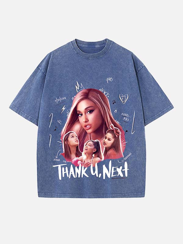 Ariana Grande Print Round Neck T-shirt