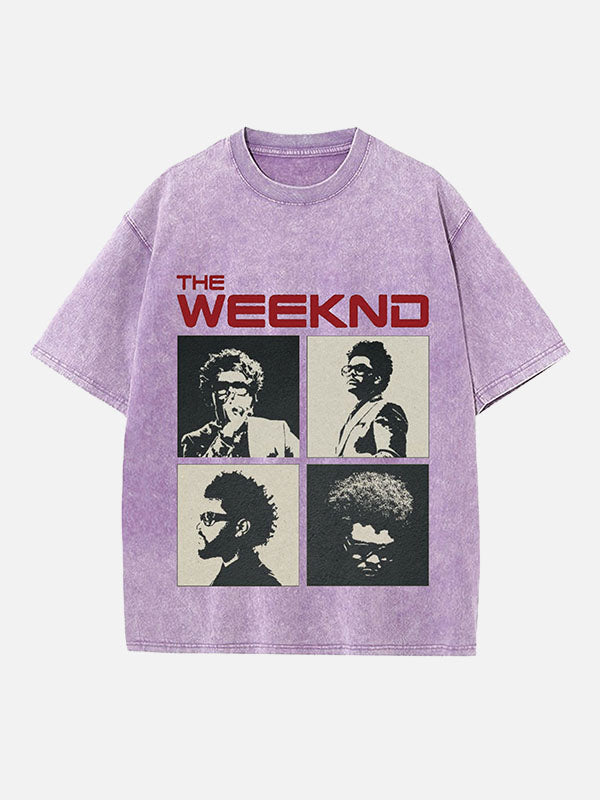 The Weeknd Print Round Neck T-shirt
