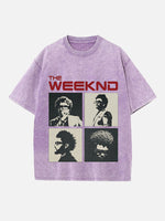 The Weeknd Print Round Neck T-shirt