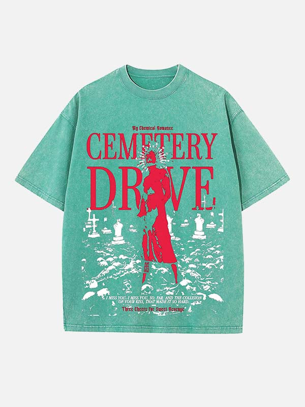 My Chemical Romance Print Round Neck T-shirt