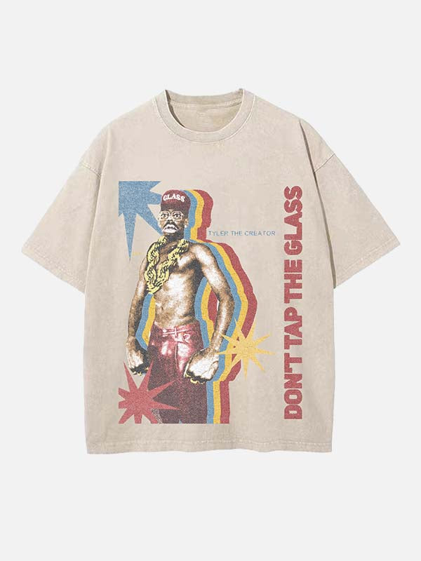 Tyler, The Creator Print Round Neck T-shirt
