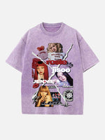 BLACKPINK Print Round Neck T-shirt