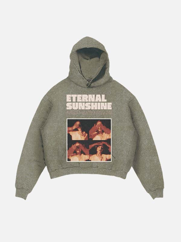 Ariana Grande Print Slant Pockets Hoodie