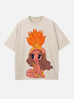 Karol G Print Round Neck T-shirt