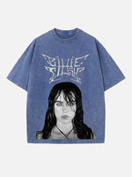 Billie Eilish Print Round Neck T-shirt
