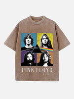 Pink Floyd Print Round Neck T-shirt