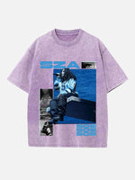 SZA Print Round Neck T-shirt
