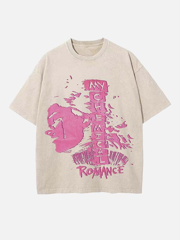 My Chemical Romance Print Round Neck T-shirt