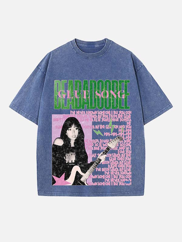 Beabadoobee Print Round Neck T-shirt