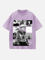 Justin Bieber Print Round Neck T-shirt