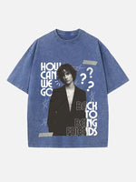 Sombr Print Round Neck T-shirt