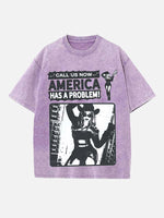 Beyoncé Print Round Neck T-shirt