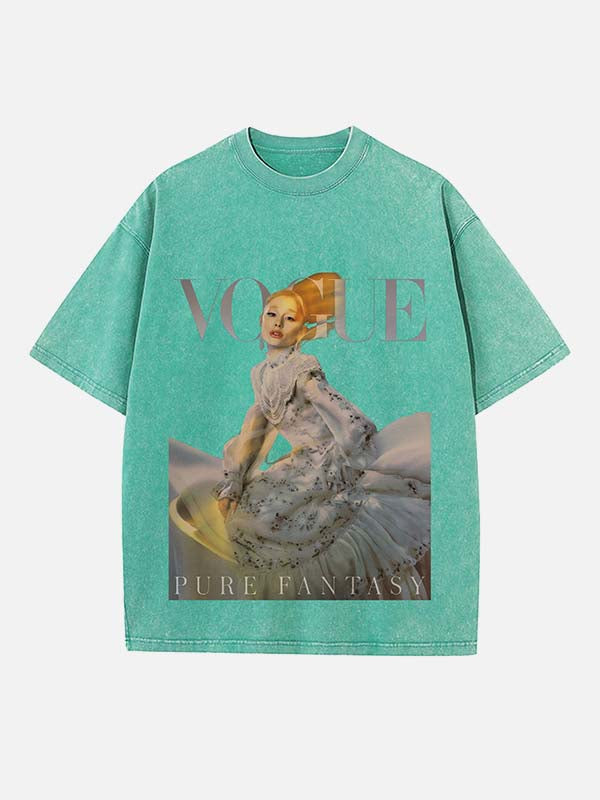 Ariana Grande Print Round Neck T-shirt