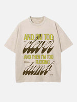 Lola Young Print Round Neck T-shirt