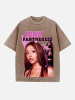 PinkPantheress Print Round Neck T-shirt