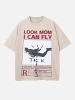 Travis Scott Print Round Neck T-shirt