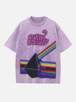 Pink Floyd Print Round Neck T-shirt