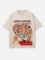 Sabrina Carpenter Print Round Neck T-shirt