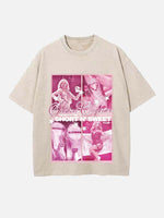 Sabrina Carpenter Print Round Neck T-shirt