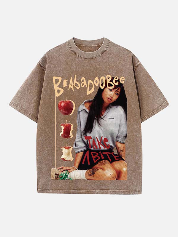 Beabadoobee Print Round Neck T-shirt