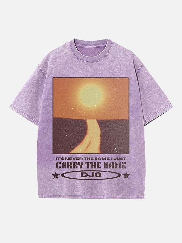 Djo Print Round Neck T-shirt