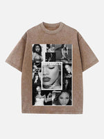 Rihanna Print Round Neck T-shirt