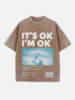 Tate McRae Print Round Neck T-shirt