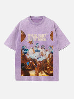 Taylor Swift Print Round Neck T-shirt