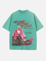 Sabrina Carpenter Print Round Neck T-shirt