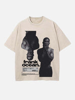 Frank Ocean Print Round Neck T-shirt