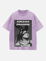Ariana Grande Print Round Neck T-shirt