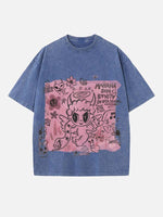 Karol G Print Round Neck T-shirt