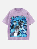 Juice WRLD Print Round Neck T-shirt
