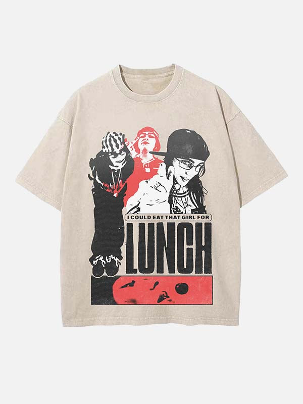 Billie Eilish Print Round Neck T-shirt