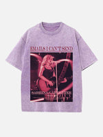 Sabrina Carpenter Print Round Neck T-shirt