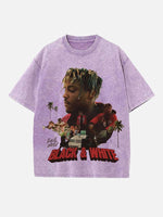 Juice WRLD Print Round Neck T-shirt