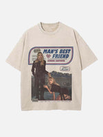 Sabrina Carpenter Print Round Neck T-shirt