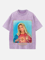 Karol G Print Round Neck T-shirt