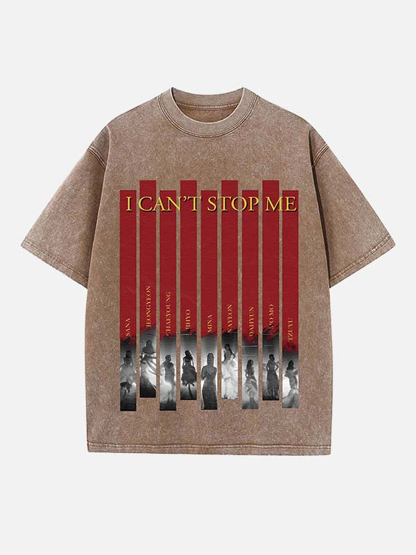 TWICE Print Round Neck T-shirt