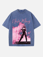 Nicki Minaj Print Round Neck T-shirt