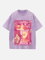 Chappell Roan Print Round Neck T-shirt